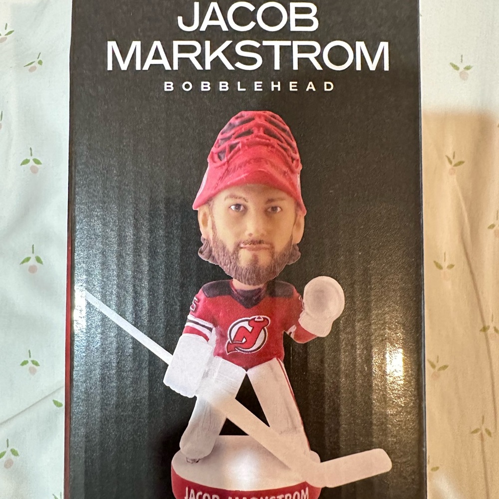 NJ devils Jacob Markstrom bobblehead